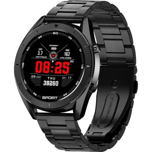 RGTOPONE New Smart Watch Heart Rate Blood Pressure Monitoring IP68 Waterproof Steel Strap Sport Fitness Men Women Bracelet