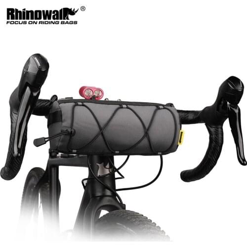 Rhinowalk Bike Bag 2.4L Multifunctional Bicycle Handlebar Basket Pack Front Tube Bicycle Accessories Shoulder Bag