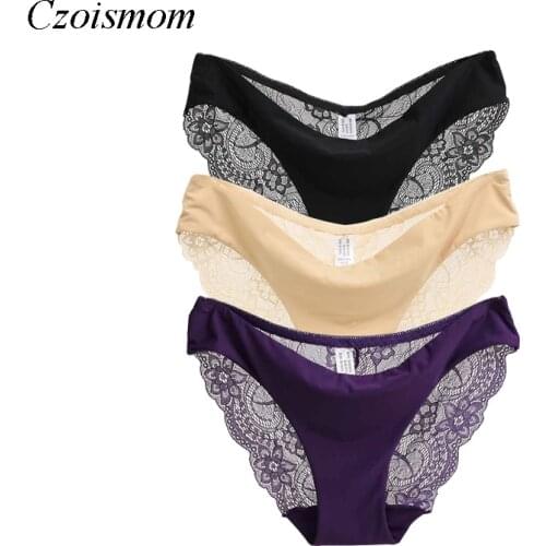 3pcs/Lot New Pregnant Women Underwear Cotton Low-waist Briefs Lace Panties Maternity Underwear Briefs Bragas Panties 30%Off