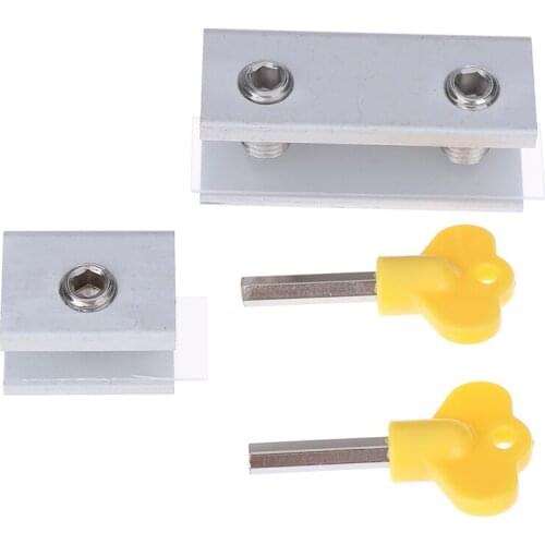 Door window lock restrictor aluminum kid security window limit safety keylock happy