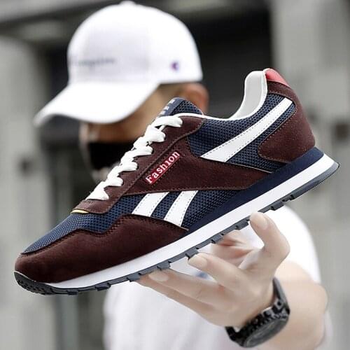 2021 Hot sale Spring Autumn Men Casual Shoes Plus Size 36-44 Air Mesh Breathable Men Casual Footwear Unisex Sneakers Trainers