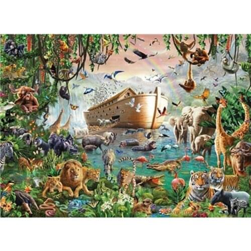 3000 4000 5000 Pieces Jigsaw Puzzle Difficult Challenge Fidget Toys Board Games for Adults Children Animals Master Paintings