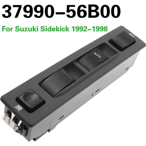 3799056B00 Power Window Master Control Switch for Suzuki Sidekick 1992-1998 Vitara 1998 37990-56B00 9298SUZ