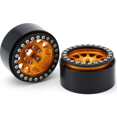 4PCS 1.9 Metal Beadlock Wheel Rim for 1:10 RC Crawler Traxxas Hsp Redcat Rc4wd Tamiya Axial Scx10 D90 Hpi Tire RC Accessories