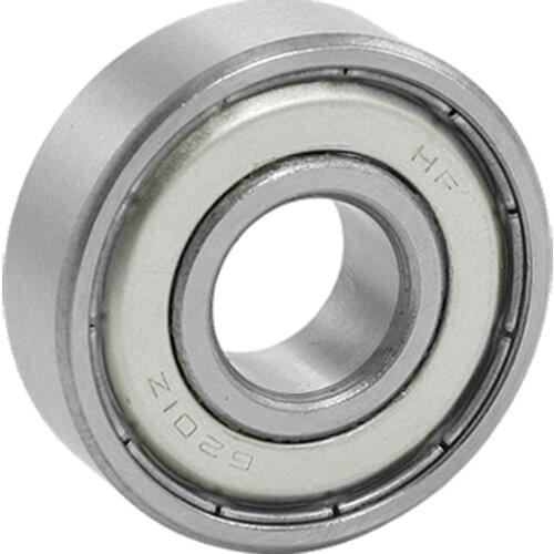 6201Z 12 x 32 x 10mm Double Shielded Deep Groove Wheel Ball Bearin