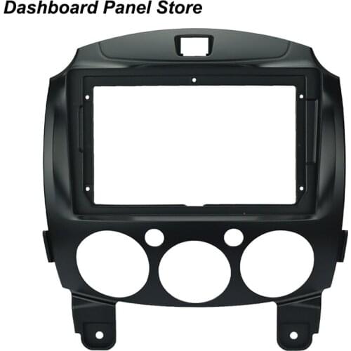 9 Inch Car Fascia For Mazda2 2010 Double Din Car Dvd Frame Kit Panel Dash Mount Installation Dashboard