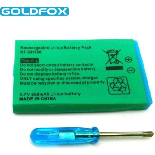 2Pcs 850mAh Battery + Tool Pack Kit for Nintendo GBA SP Rechargeable Lithium-ion Battery for Nintendo Gameboy Advance Battery