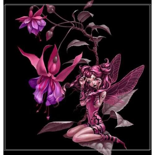 5D Diy Full diamond painting Flower Fairy,Little Girl with wings,angle diamond embroidery cross stitch mosaic Wall Sticker Gift