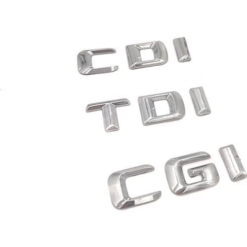 ABS Plastic CDI CGI TDI Car Sticker Emblem Badge Embleme Emblema