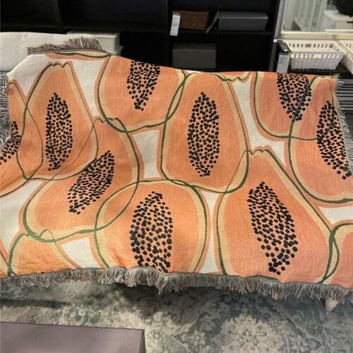 British Throw Blanket Sofa Covers Sweet Papaya Cobertor Decorations For Home Dust Cover Air Conditioning Blankets For Bed