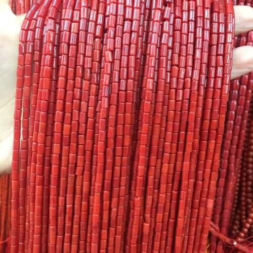1 pcs Red Coral Loose Beads Sold per strand DIY jewelry for necklace or bracelet