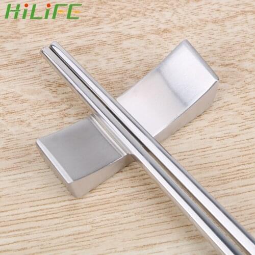 HILIFE Stainless Steel 304 Chopsticks Holder Tableware 1 Piece Kitchen Accessories Chopsticks Stand