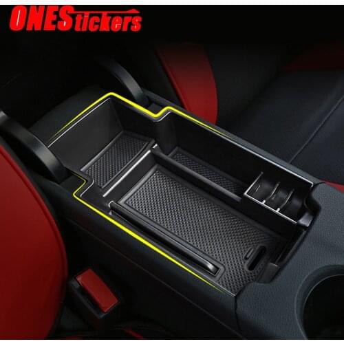 For Mercedes Benz A CLA GLA Class AMG W176 C117 W117 X156 Car Central Armrest Box Storage Box For Benz B Class W246 2011-2014