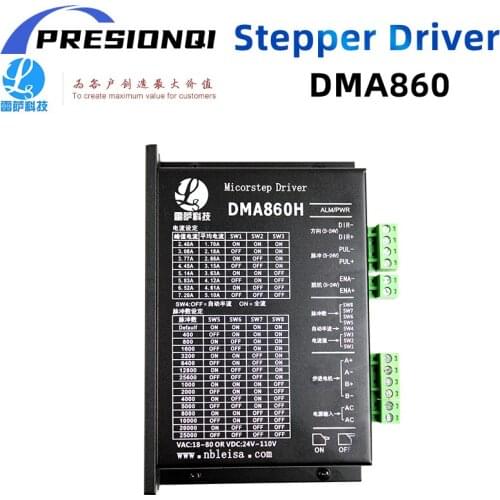 DMA860H step driver DSP microstep driver AC18~80V DC24-80V 2 phase