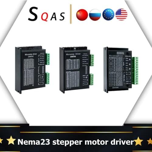 1 pcs Microstep Driver for Nema23 stepper motor TB6600 /DM542/DM556 DC motor driver for CNC router