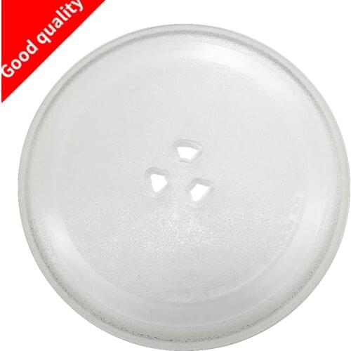 Quality microwave oven parts rotary glass plate swivel dish pallet 24.5cm dish
