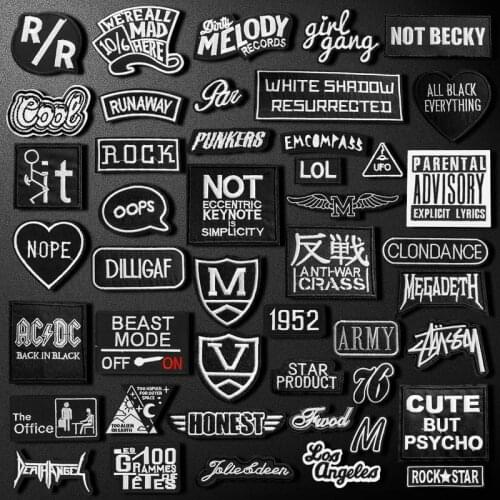 Clothe Embroidery Patch Applique Ironing Clothing Sewing Supplies Decorative Badges Patches For Clothing Personality character