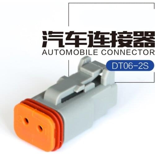 Modification of dt06-2s automobile connector waterproof connector butt terminal harness plug diurnal lamp