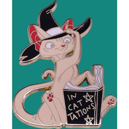 Cute Cat Enamel Pins Brooch Collecting Animal Alloy Lapel Badges Men Women Fashion Jewelry Gifts Adorn Backpack Collar Hat