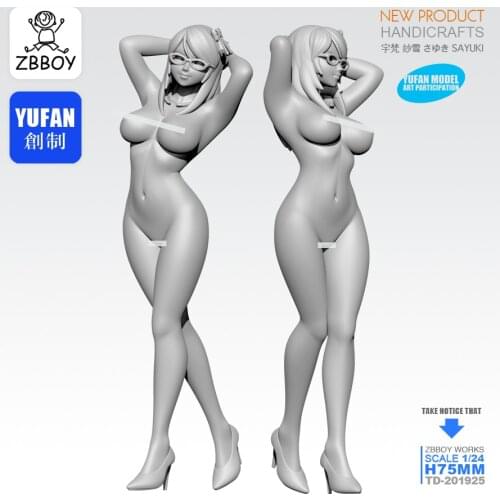 1/24 Resin Kits Beauty Soldier Model self-assembly TD-201925