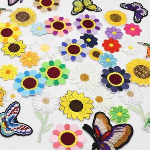 Clothing Patch Plant Animal Flower Clothing Hot Patch DIY Sewing Accessories Embroidery Subsidy Badge Decal Decal
