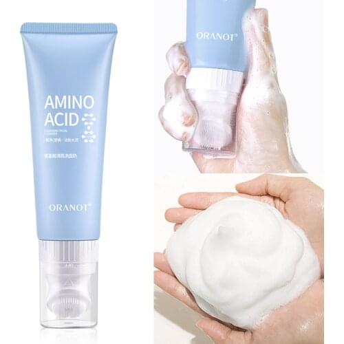 LAIKOU Amino Acid Foam Facia Cleanser Nourishing Cleanser Deep Cleaning Moisturizing Whitening Anti-Spots Skin Beauty Care Wash