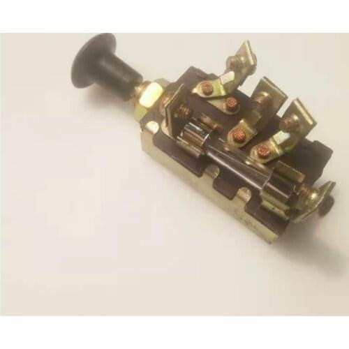 Agricultural tractor headlight switch single gear dual gear hand push pull switch car truck modified horn wiper switch