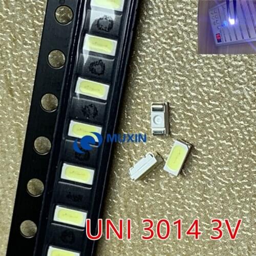 Suitable for UNI 4014 LED backlight 0.2 W SMD 4014 LED 3 V cool white diode 20LM LCD screen backlight for 50PCS