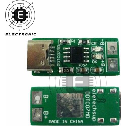 Type-C To 4.2V 4.35V Step-down Buck LiPo Polymer Li-Ion Charger for 3.7V 3.8V 18650 Lithium Battery