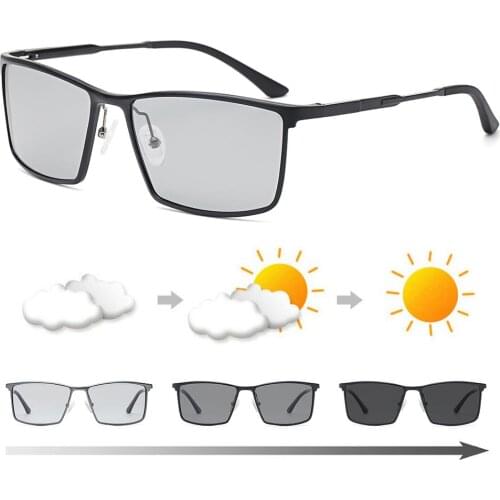 Rectangular Polarized Sunglasses 2019 Mens glasses high quality