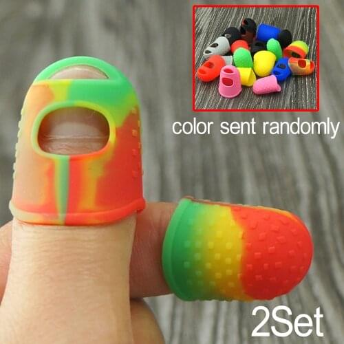 2Set/4Pcs Silicone Hookah Thumb Sleeves Shisha Anti-Acalding Finger Cover Non-slip Finger Protector Tobacco Smoking Accessories