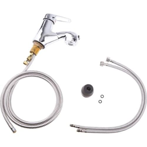 RV Motorhome Bathroom Faucet Shower Head Sprinkler Flexible Hose Handheld