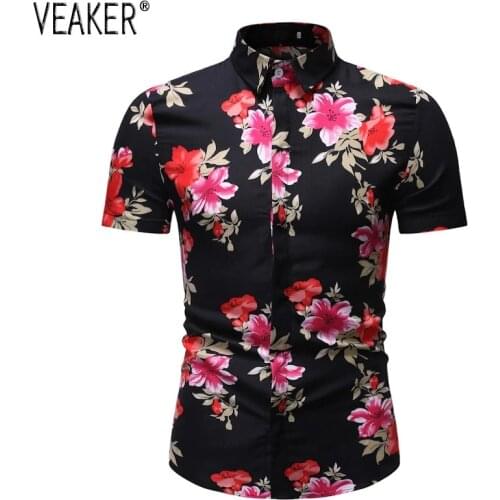 VEAKER Men's Beach (Hawaiian) Shirts