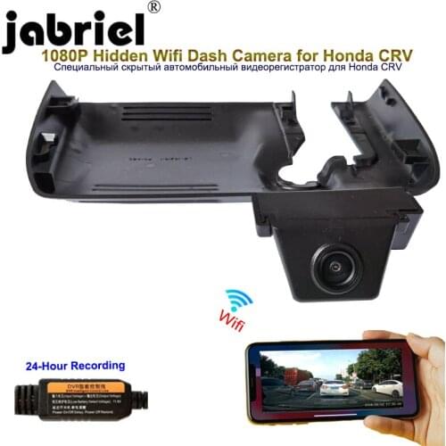 Jabriel for Honda CRV CR-V BREEZE 2016 2017 2018 2019 2020 2021 1080P Hidden Wifi Dash camema car dvr car camera rear camera