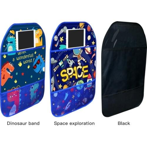 Car Seat Back Anti-Kick Mat Childrens Cartoon Rear Protector Cover for Kid Children Baby from Mud Dirt