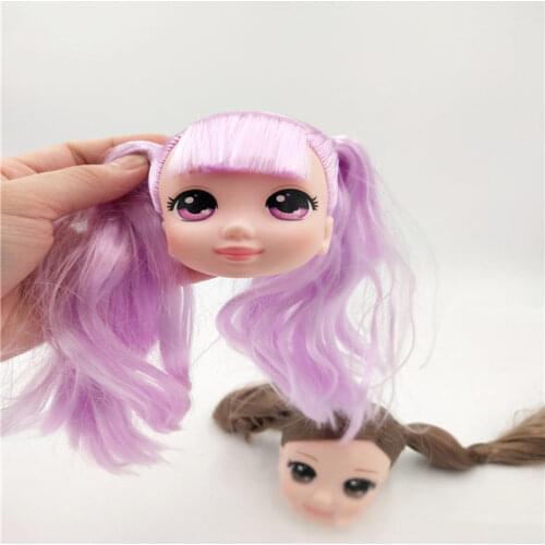 1 pc Rare random Doll head large original head girl princess for Jennyes BJD doll DIY action figure model kid Gift Child Toy