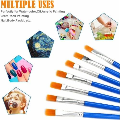 12pcs Transparent tap water watercolour water soluble color pen nylon Watercolor Color Drawing Art Supply