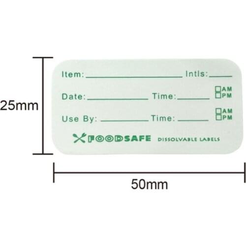 250pcs/roll Kitchen Food Storage Labels Refrigerator Freezer Adhesive Sticker