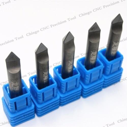 6mm*70degree*0.5mm,Freeshipping cnc solid carbide end mill,machine insert bit,diamond flat bottom engraving bit,marble, stone
