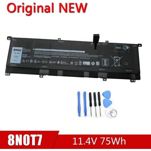 8N0T7 NEW Original Laptop Battery For DELL Dell XPS 15 9575-D1805TS D1605TS P73F(DF13) 0TMFYT Precision 5530 11.4V 75Wh