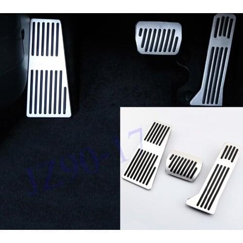 Aluminum alloy Car Styling Accelerator Gas Pedal Brake Pedal Cover For Mazda 2 3 6 CX3 CX-4 CX5 CX9 2014 2015 2016 2017 Fitting