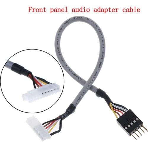 Front Panel Audio Adapter Cable For Creative Sound Card SB0460 SB0350 SB0610 Etc