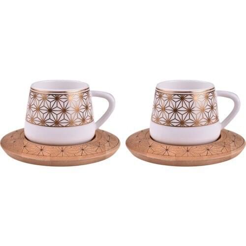 Bambum Nakkaş - 2 Personality Coffee Team Pattern Altlıklı