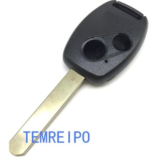 Keyless Entry Remote Car Key Fob 2 Button replacement key shell for Honda Civic CRV Jazz HRV No Chip