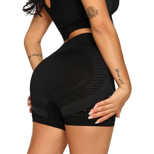 Seamless Gym Shorts Women High Waist Wicking Jogging Trousers Fitness Running Active Shorts Workout Clothes for Women