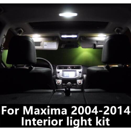 CAN-bus Error Free W5W T10 Led Interior Light Kit For Nissan Maxima 2004-2014 Package Replace Bulbs Car-Styling accessories