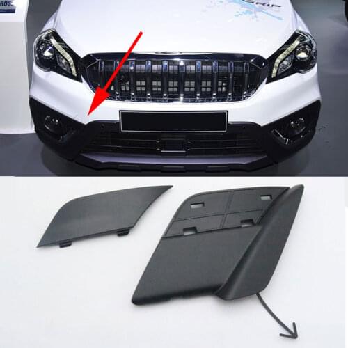 For Suzuki SX4 S-cross Facelift 2016 2017 2018 2019 2020 Car Front Bumper Tow Hook Cover Trailer Towing Eye Cap Lid Base Color