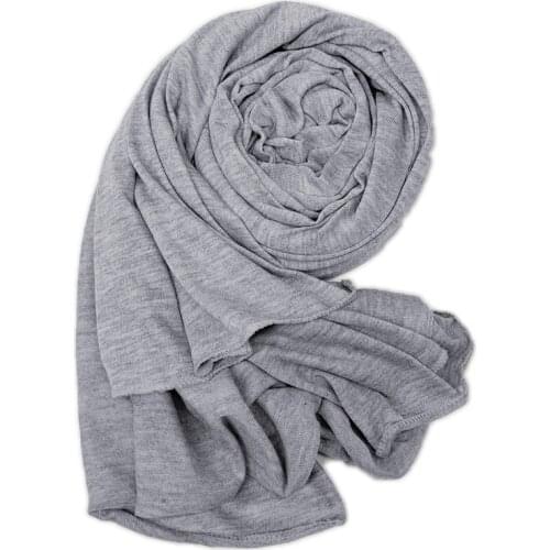 Stretchy Big Large Size Muslim Hijabs Wrap Good Quality Plain Jersey Scarf Shawl Maxi Soft Islam Modesty Headscarf 70.8“X31.5