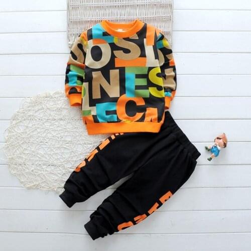 Menoea Boys Sport Clothes Suits 2020 New Style Boys Clothes Cartoon Baby Girl Hooded Set Casual Kids Set T-shirt Pants Children