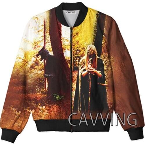 CAVVING 3D Printed Summoning Band Zipper Bomber Jackets Men Overcoat Mens Coat Zip Up Jackets for Women/Men